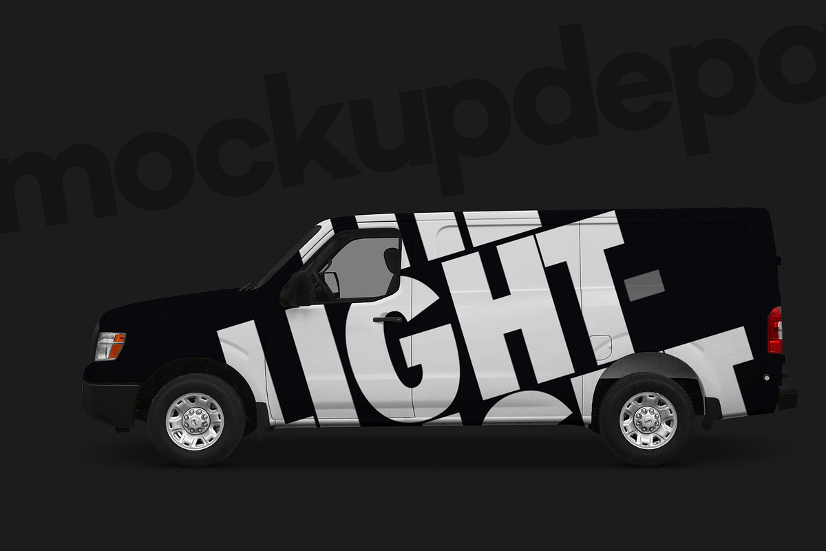 Nissan Nv Cargo PSD mockup, a Mockup by mockupdepot (Photo 2 of 5)