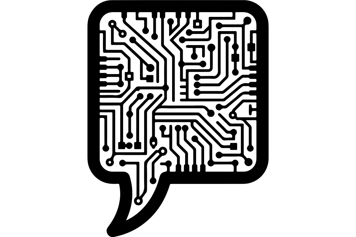 Technology Circuit Speech Bubble, a Technology Illustration by balal (Photo 2 of 13)