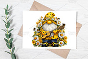 Cute Bee Gnome Sublimation Clipart, an Illustration by Canvas Craft (Thumbnail 6 of 7)