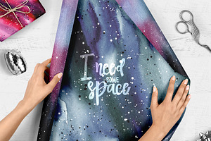 Space Travel - Watercolor Collection