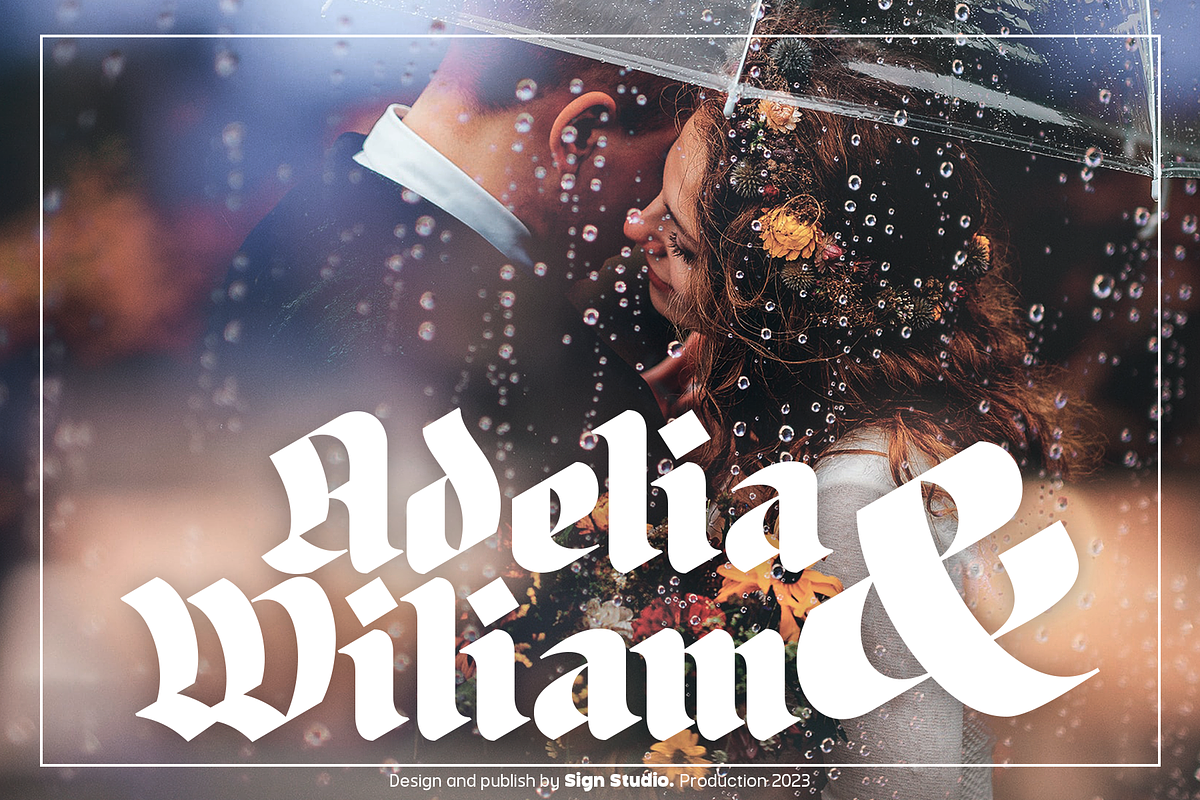 Black Sigra, a Blackletter Font by Sign Studio (Photo 10 of 10)