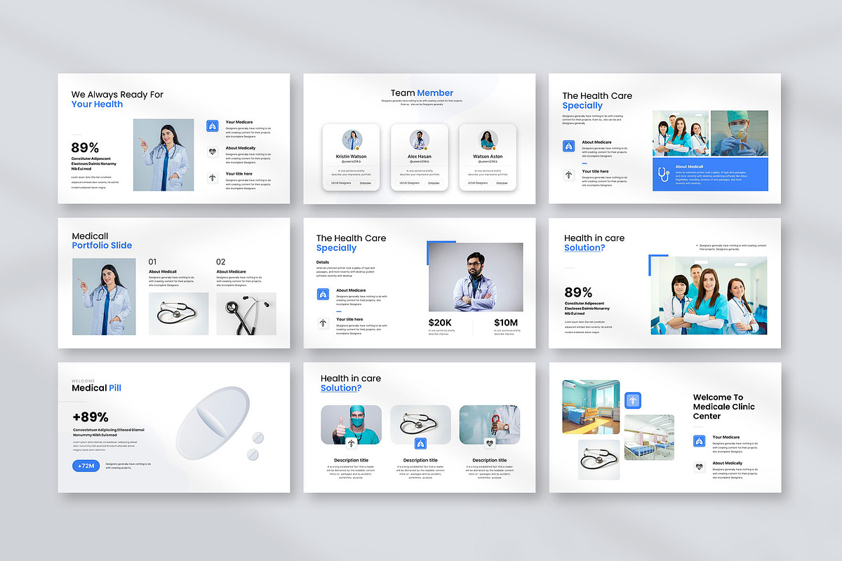 Medical Healthcare Solution, a Presentation Template by KreateTribe (Photo 2 of 5)