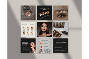 PMU & Microblading Template - Canva