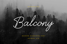 Balcony Handwritten Font