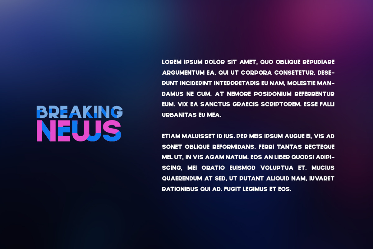 Qsans Layered Font preview 3
