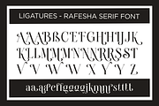 Rafesha Modern Serif Font, a Serif Font by Graphicxell (Thumbnail 3 of 8)