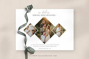 Spring Mini Session Template Mini073