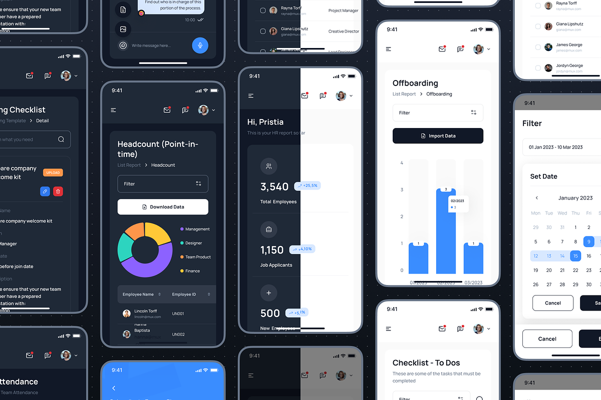 PeopleCore - HR Management Dashboard preview 7