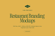 Restaurant Branding & Food Mockups, a Mockup by Vitora Mockup (Thumbnail 3 of 14)