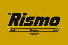PS RISMO | Sans serif type