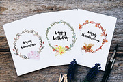 Flower Wreath and Floral Elements, an Illustration by artemyst (Thumbnail 3 of 4)