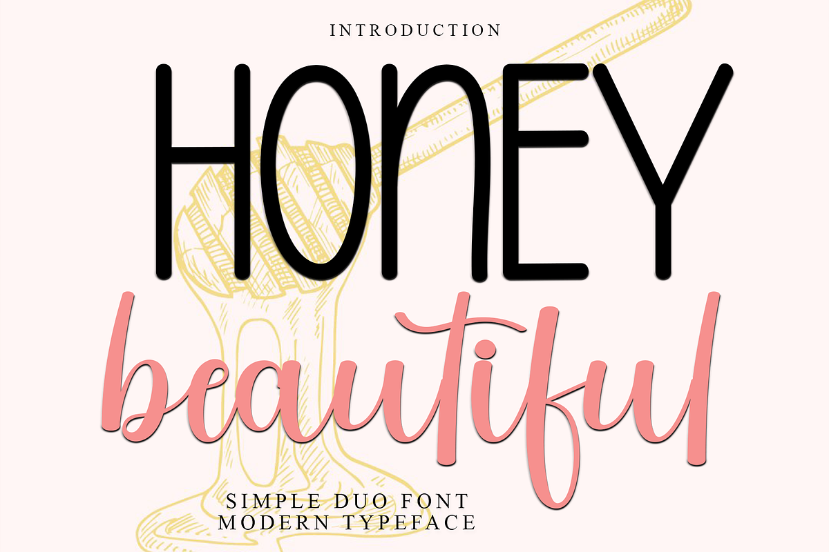 Honey Beautiful, a Script Font by FreshTypeINK (Photo 1 of 8)