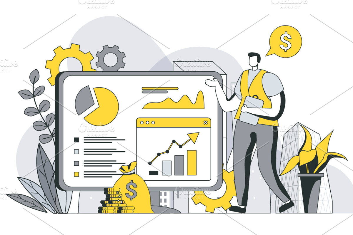Business Outline Illustrations, a Templates & Theme by alexdndz (Photo 7 of 52)