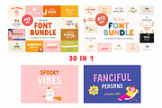 Whole shop BUNDLE | Fonts & Graphics, a Script Font by JuliaVolkova (Thumbnail 2 of 32)