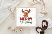 Reindeer Merry Christmas PNG, an Illustration by CraftArtStudio (Thumbnail 4 of 4)