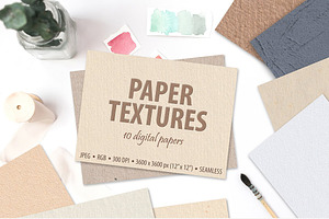 10 Seamless Paper Textures