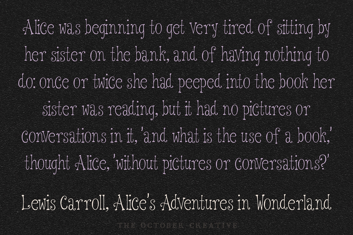 Ask the Cards Again Whimsical Serif, a Serif Font by The October Creative (Photo 5 of 8)