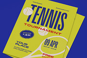 Tennis Tournament Flyer, a Flyer Template by graphicook (Thumbnail 2 of 3)
