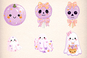 Summerween Ghost Clipart Bundle, an Illustration by Digital Artistic99 (Thumbnail 3 of 11)