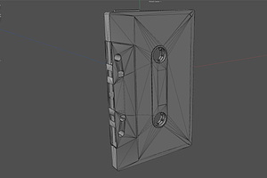 Cassette 3d Model Game Ready