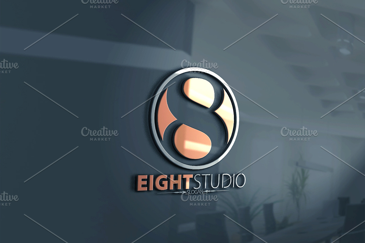 Eight logo, a Branding & Logo Template by Josuf Media