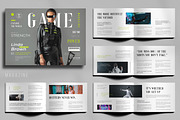 Modern Sport Magazine Layout, a Magazine Template by ContestDesign (Thumbnail 1 of 5)