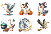 Halloween Witchy Goose Clipart, an Illustration by DreamPrint404 (Thumbnail 4 of 6)
