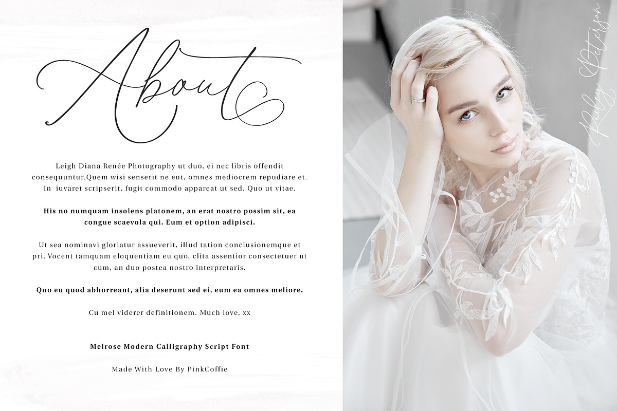 Rose Moon | Romantic Script Font preview 4