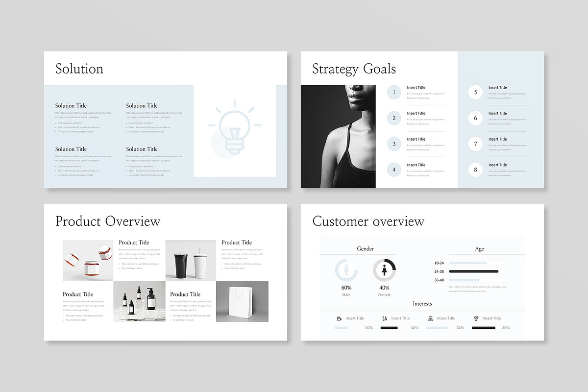 Business Strategy Presentation, a Presentation Template by E-Type (Photo 4 of 6)