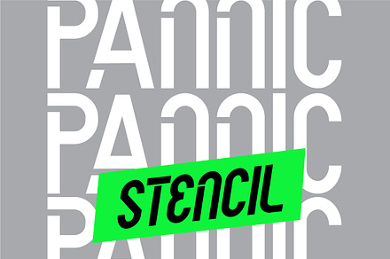PANNIC - Display Font Sans, a Sans Serif Font by Dirtyline Studio
