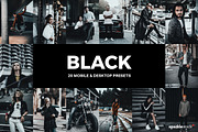 20 Black Lightroom Presets and LUTs, a Preset Add-On by SparkleStock (Thumbnail 1 of 10)