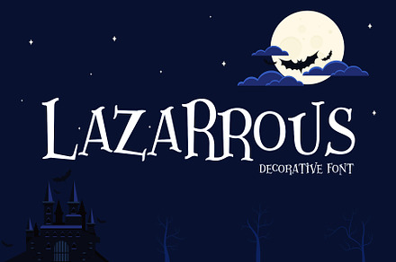 Lazarrous, a Font by LetterStock