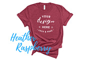Bella Canvas TShirt Mockups On White, a Shirt Mockup by lock and page (Thumbnail 78 of 92)