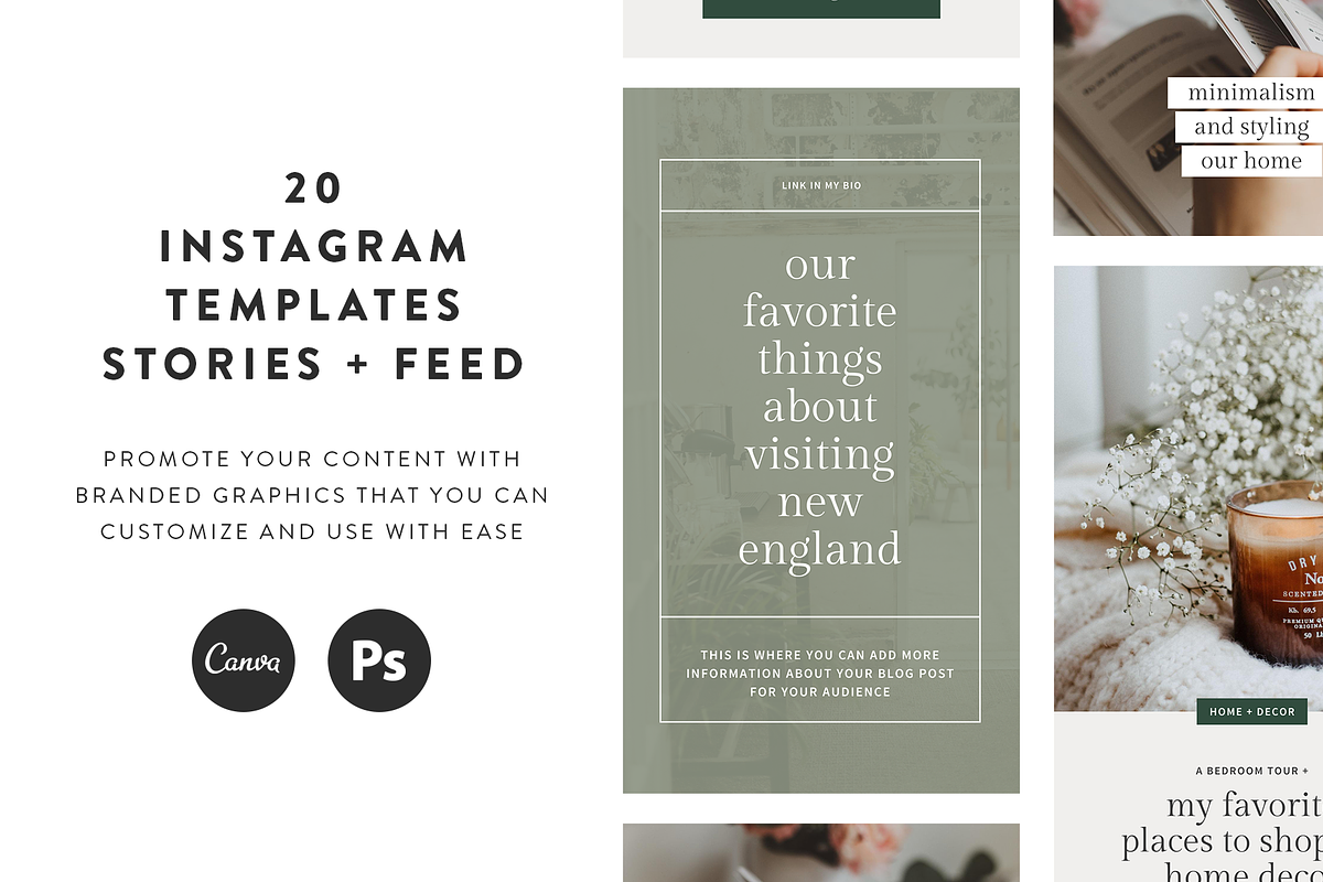 June Instagram Templates, a Social Media Template by Coded Creative (Photo 1 of 5)
