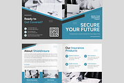 Insurance Agency Brochure Bifold, a Brochure Template by Annora Studio (Thumbnail 5 of 6)