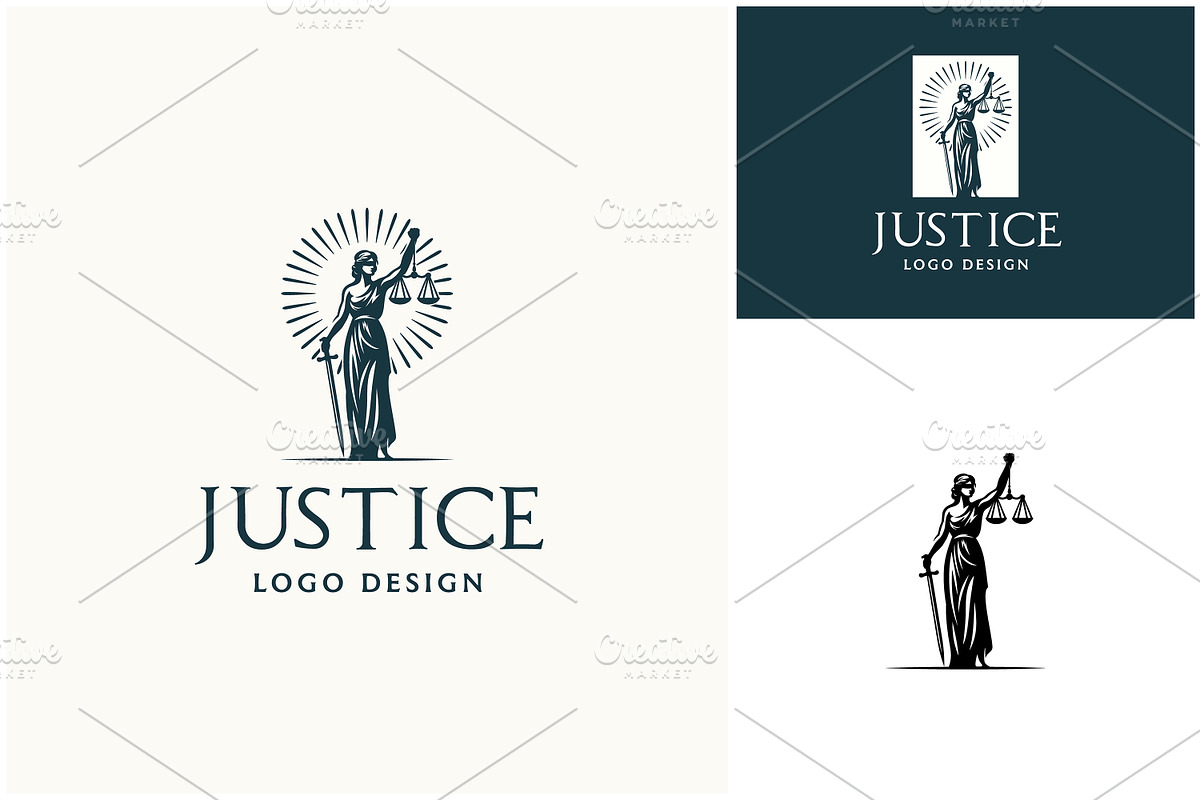 Woman Lady Justice Scales Sword Logo, a Branding & Logo Template by Enola99d