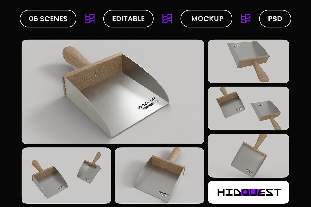Gutter Shovel Mockup, a Household Mockup by hiddemaru (Photo 2 of 4)
