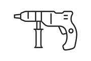 Electric tool line icon set, an Outline Icon by ElineDesign (Thumbnail 3 of 3)