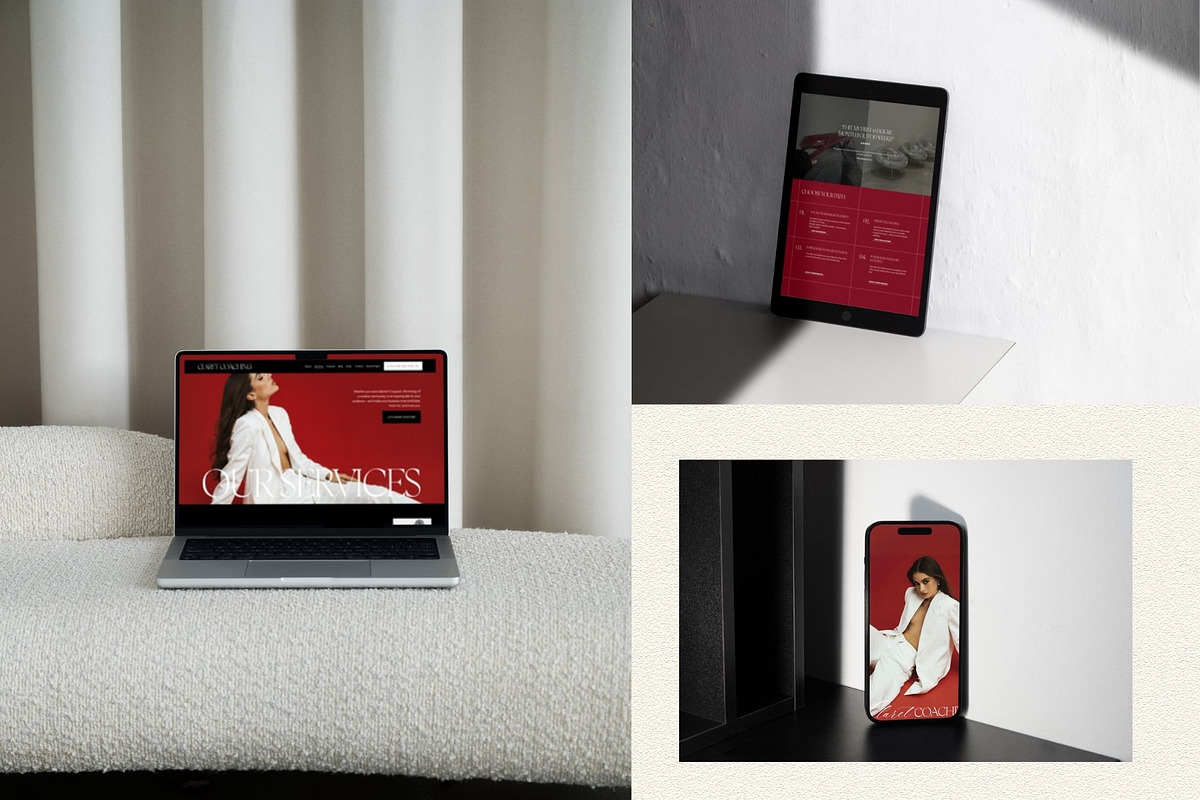 Luxury Squarespace Website Template, a Squarespace Template by Row Creative (Photo 7 of 11)
