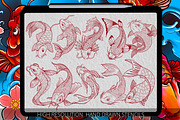 Koi fish tattoo | Japan tattoo kit, a Brushes & More by Tattoo Worker Studio (Thumbnail 10 of 10)