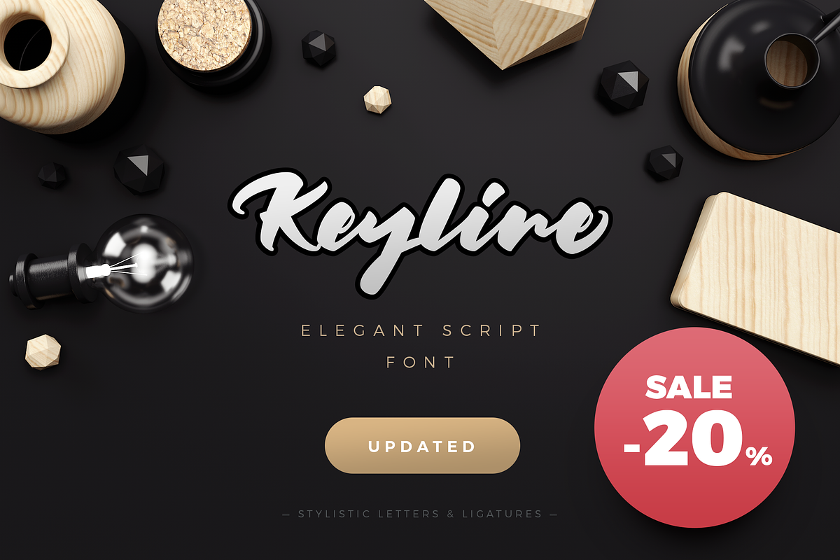 20% Off Keyline Script Font