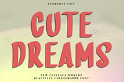 Cute Dreams, a Script Font by InermediaSTUDIO (Thumbnail 1 of 8)