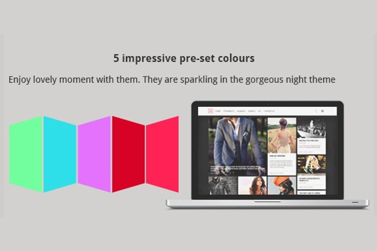 Fashion - Blog & Portfolio Template, a Websites & App Template by JoomlaUX (Photo 5 of 5)