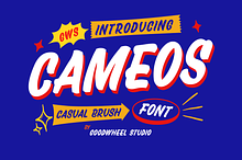 Cameos | Handdrawn Typeface