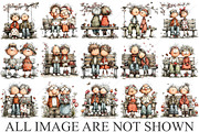Whimsical Senior Couple Park Clipart, a Seasonal Illustration by Canvas Craft (Thumbnail 4 of 10)