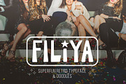 Filiya Font, a Font by Anastasia Cuza (Thumbnail 1 of 9)