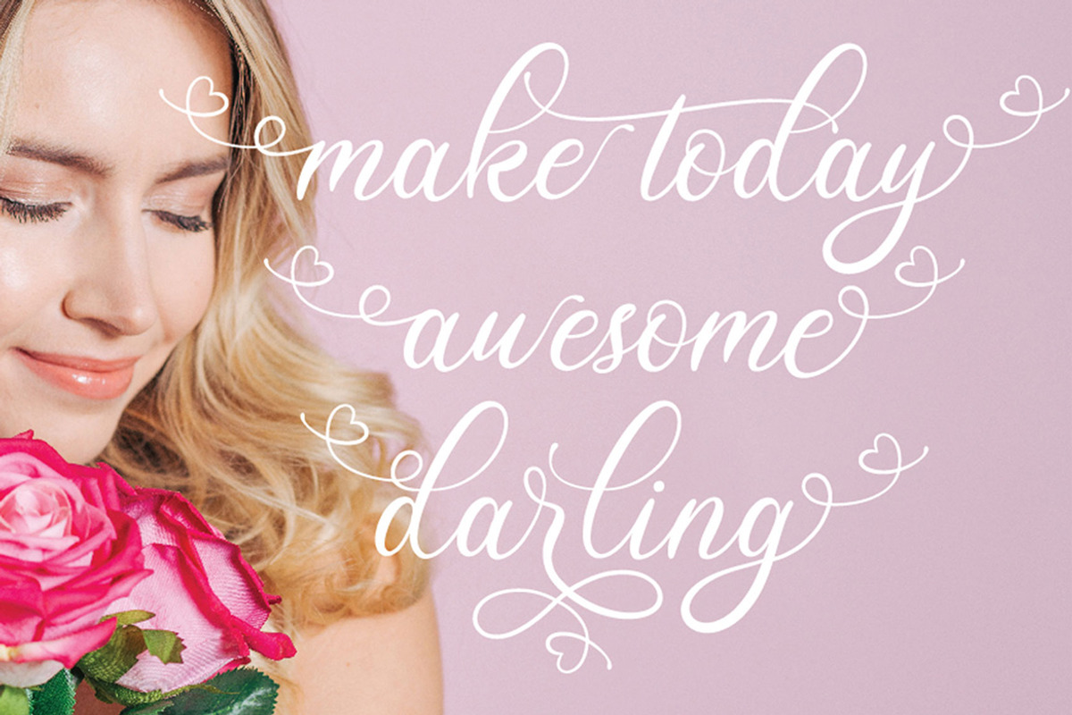 Betterlove Calligraphy, a Script Font by Almeera Std (Photo 8 of 10)