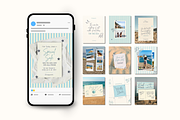 Coastal Scrapbook Instagram, a Social Media Template by Anna Design Studio (Thumbnail 6 of 11)