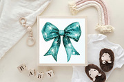 Christmas Light Coquette Bow PNG, an Illustration by CraftArtStudio (Thumbnail 6 of 6)