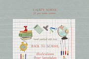 Back To School Cottagecore Images, a Decorative Illustration by whiteheartdesign (Thumbnail 14 of 19)